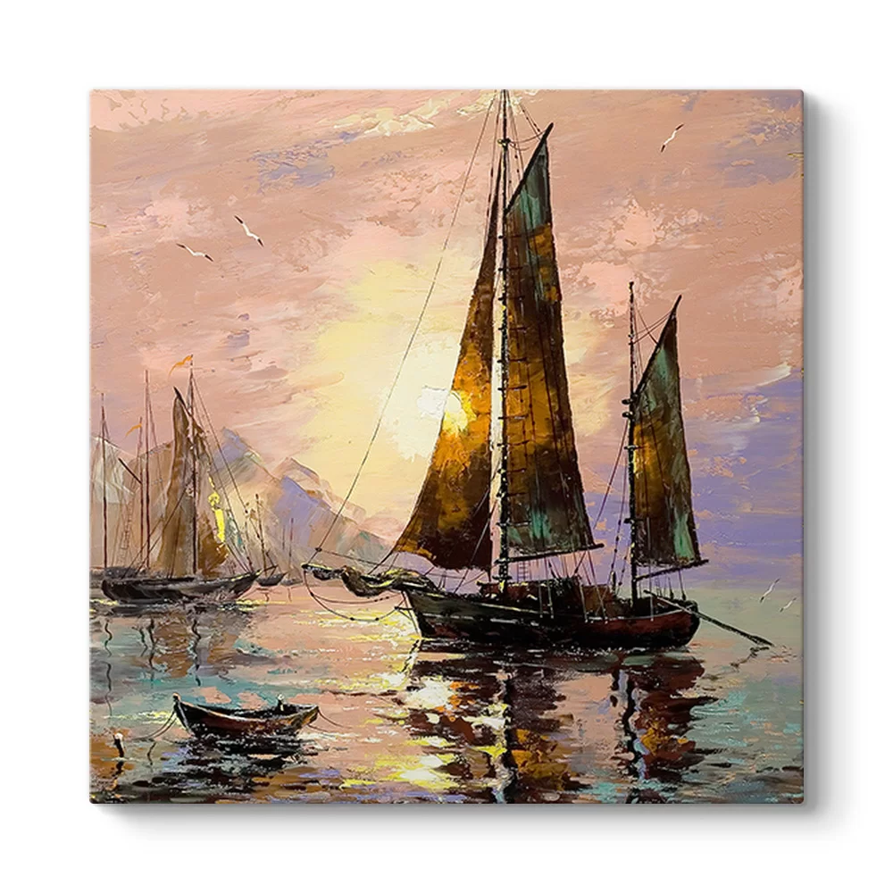 Yelkenliler Deniz Tablosu - Model 3